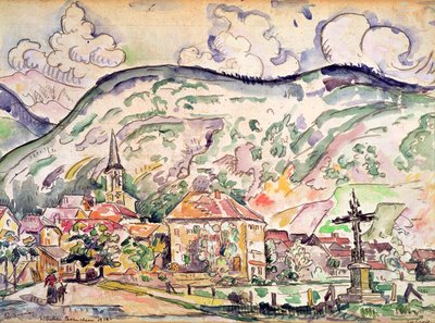 Saint-Julien-Beauchâne, 1914 von Paul Signac